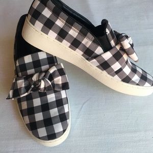 Michael Michael Kors Amazing Navy & White Checkered Sneakers, 9M
